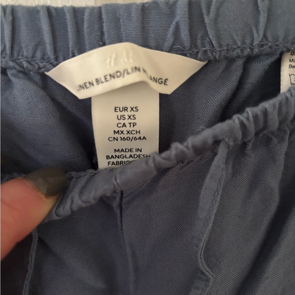 H&M Slate Blue Drawstring Sweatpants - Picture 3 of 3